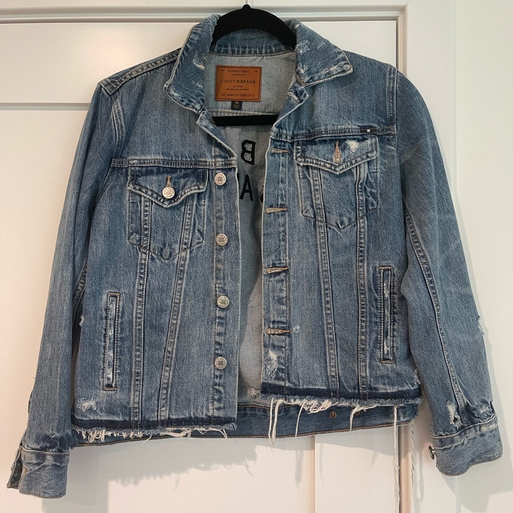 Lucky Brand distressed jacket